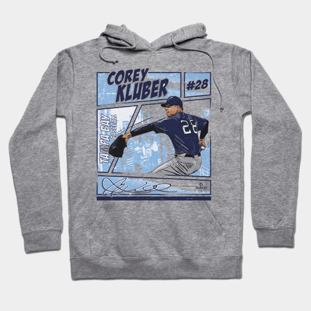 Corey Kluber Tampa Bay Comic Hoodie by ganisfarhan